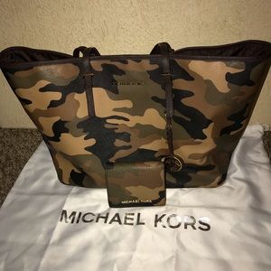 Michael Kors Camo Tote & Wallet